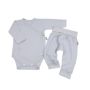 Drabužėliai kūdikiui "Blank baggi grey" 2 dalių