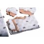 Kūdikio kraitelis - drabužėliai naujagimiui "Bear glamour" 5 dalių baltas
