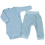 Drabužėliai kūdikiui "Lined lux" 2 dalių, iceberg 
