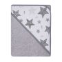 Rankšluostis kūdikiui "Galaxy" su gobtuvu 80x80 cm 