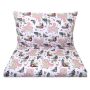 Patalynė kūdikio lopšiukui 80x70cm "Bunny&Flowers" 