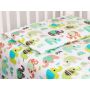 Patalynė kūdikio lopšiukui 80x70cm "Drambliukai" žalia
