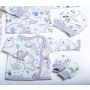 Kūdikio kraitelis - drabužėliai naujagimiui "Sunny days" 5 dalių pilkos spalvos out of stock