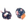 Kepurytė ir kaklaskarė kūdikiui "Cosy" - navy flora