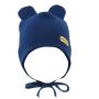 Kepurytė ir kaklaskarė kūdikiui "Navy teddy" 