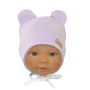Kepurytė ir kaklaskarė kūdikiui "Love" - Violet