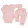 Drabužėliai kūdikiui "Blank baggi pale pink" 2 dalių