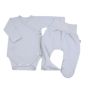 Drabužėliai kūdikiui "Blank grey" 2 dalių