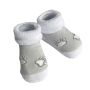 Frotinės kojinytės kūdikiui 0-6mėn pilkos