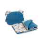 Komplektas kūdikiui "Dino" pledas 56x76 cm ir pagalvė 36x28 cm 