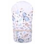 Vokelis kūdikiui "Bunny & Hedgehog" baltas