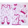 Kūdikio kraitelis - drabužėliai naujagimiui "Lady bug" 5 dalių 