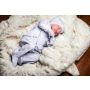 Kūdikio kraitelis - drabužėliai naujagimiui "Bear glamour grey" 5 dalių 