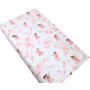 Paklodė su guma "Fairies rose" - medvilninė 