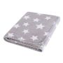 Pledukas kūdikiui "Stars" 80x90 pilkas
