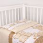 Patalynė kūdikio lovytei 135x100 "Meškiukai" bežinė