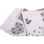 Patalynė kūdikio lopšiukui 80x70cm "Balta širdelė"  