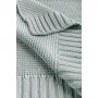 Megztas pledukas kūdikiui "Bamboo" 100x80 baby grey