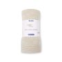 Megztas pledas kūdikiui "MERINO" 90X75 light beige