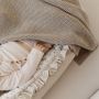 Megztas pledas kūdikiui "MERINO" 90X75 light beige