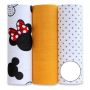 Muslino vystyklų rinkinys kūdikiams "Mickey" 