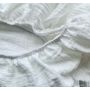 Muslino paklodė su guma "Soft as a cloud" - balta  (38x80, 50x82x 60x120, 70x140)
