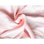 Muslino paklodė su guma "Soft as a cloud" - candy pink