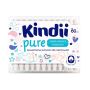 Kūdikio higieniniai vatos pagaliukai Kindii 60vnt dežutėje