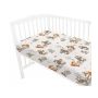 6 dalių kraitelis kūdikiui "Forest family beige"