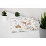Paklodė su guma 120x60 "Forest life" - medvilninė