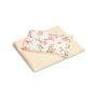 Muslino ir medvilnės pledukas ir pagalvė kūdikiui  "Alise" ecru
