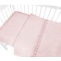 Patalynė kūdikiams su apsaugėlėmis, paklode  "Royal powder pink" 