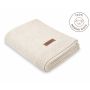 Megztas pledas kūdikiui "MERINO" 90X75 light beige