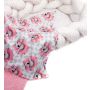 Pledas kūdikiui "Dolce Vita" 100x75cm  rožinės spalvos