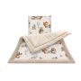 Pledas su pagalve kūdikiui "Forest family beige"