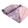 Pledas kūdikiui "Fairy tale" 100x75cm  rožinės spalvos