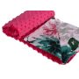 Pledas kūdikiui "Floral" 100x75cm rožinės spalvos