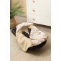 Muslino pledas automobilinei kėdutei "Lissie" 90x90 cm beige