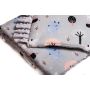 Pledukas kūdikiui "Bembi" su pagalve, pilkas 