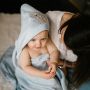 BabyOno rankšluostis su gobtuvu bambukinis 100x100 mėlynas 346/05