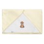 Rankšluostis kūdikiui "Deer" su gobtuvu 100x100cm 
