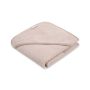 Rankšluostis kūdikiui "BLANK" su gobtuvu 100x100 cm dusty pink