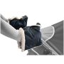Pirštinės-mova vežimėliui ar rogėms "Winter+" juodos  spalvos