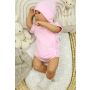 Smėlinukas kūdikiui su trumpomis rankovėmis "ONE" BABY PINK