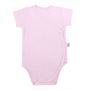 Kūdikio smėlinukas trumpomis rankovėmis "KOS"  pale rose