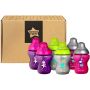 Tommee Tippee buteliukų rinkinys su žinduku 0m+ spalvoti 260ml 6vnt