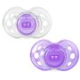 Čiulptukas Tommee Tippee "Air Style" 6-18m violet.sp. 2vnt