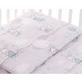 Paklodė su guma 38x80 "Cotton story" - medvilninė (galima rinktis spalvą)