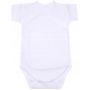 Smėlinukas kūdikiui su trumpomis rankovėmis "ONE" baltas