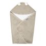Vokelis automobilinei kėdutei su gobtuvu „Ram“ 75×75 cm | Plush Beige